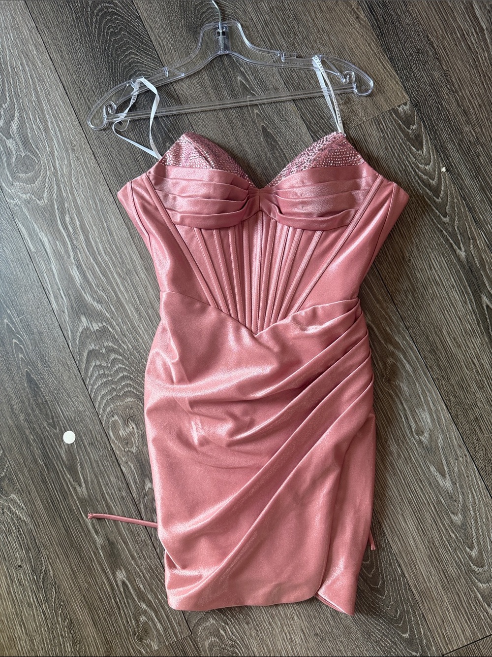 Alyce Paris Rose Pink Hoco Dress